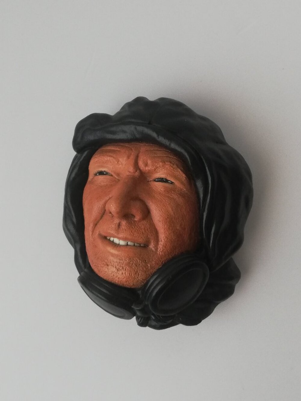 Vintage Legend Products "Arctic Explorer / Aviator" Chalkware Head Wall Mask